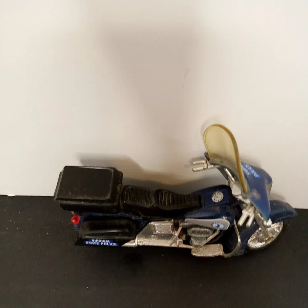 Vintage‎ Matchbox Harley Davidson Virginia Police Bike Motorcycle